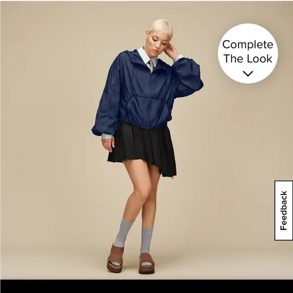 Authentic UGG Chiara Full-zip Hooded Jacket Women's S, Sophisticated Navy Blue! - Picture 12 of 13